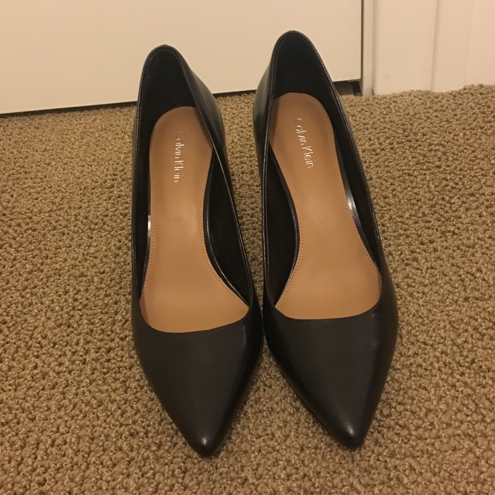 Black Calvin Klein Gayle Pump High Heels